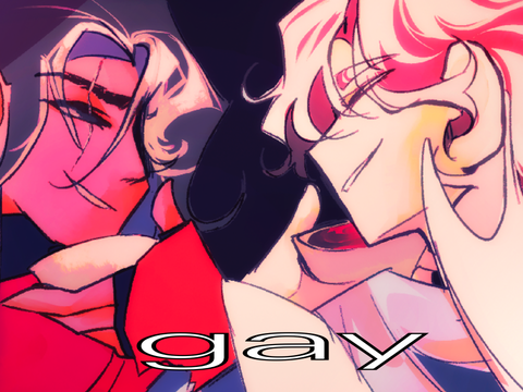 this is my first finished art piece of them in like. 2 months. what!