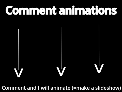 Comment animations (Comments) [Still open]