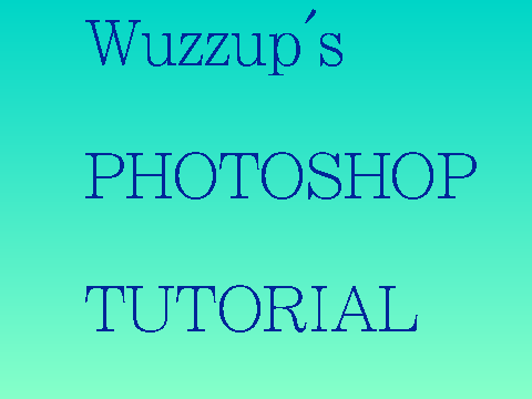 Easy Photoshop Tutorial