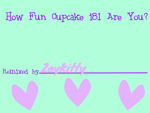 How Fun Cupcake i81 Are You? [QUIZ]
