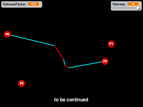 How to draw Bézier curves recursively