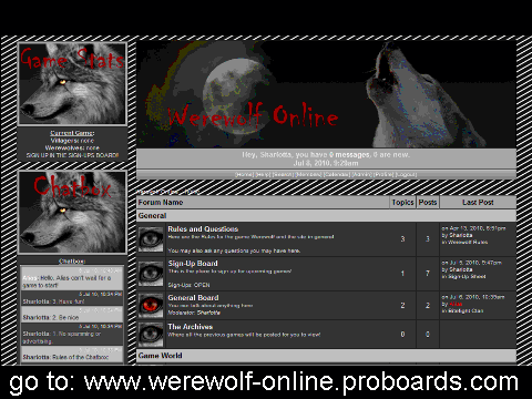 Werewolf Online Ad