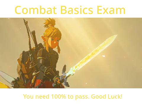 Combat Basics Exam results