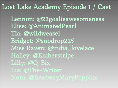 Lost Lake Academy / Official Cast