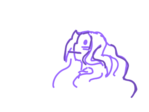 I drew hair. I'm alive