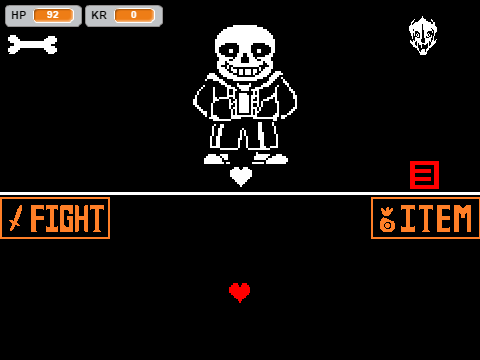 Sans simulator | Play as Sans V.1.0 (1 player)