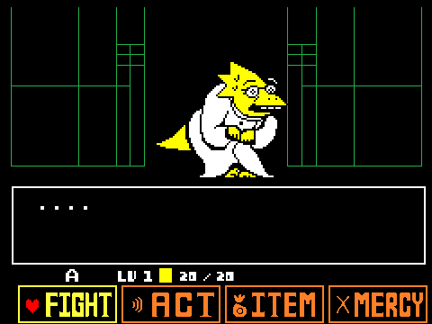 Undertale Alphys NEO Color Fight 