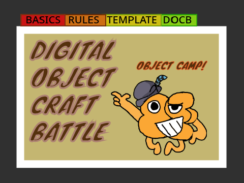 (CLOSED) : Digital Object Craft Battle (DOCB)