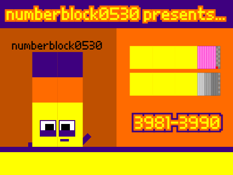 Numberblocks band retro 3981-3990