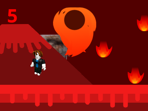 Volcano barrage
