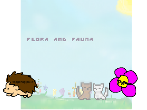 Flora and fauna(mini game)