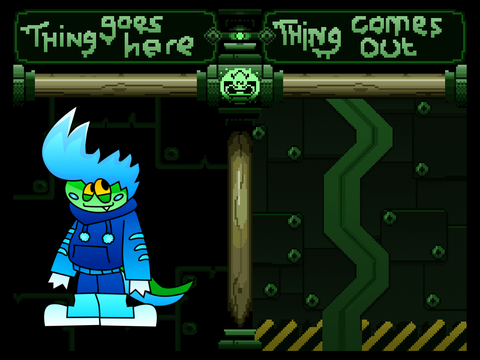 Leon says- NO INTO THE MACHINE YOU GO