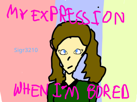 Sign if you are bored 