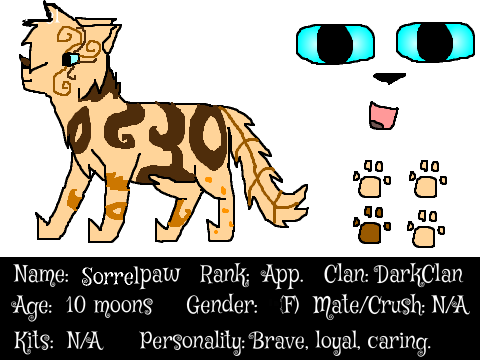Sorrelpaw for WOTS