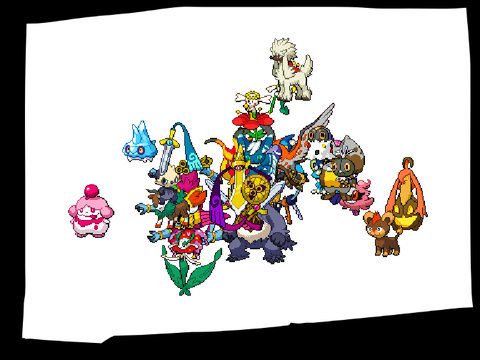 pokemon sprites kalos