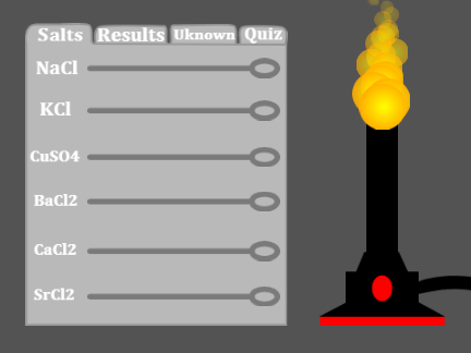 Interactive Flame Test remix