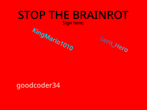 Stop the brainrot! remix remix