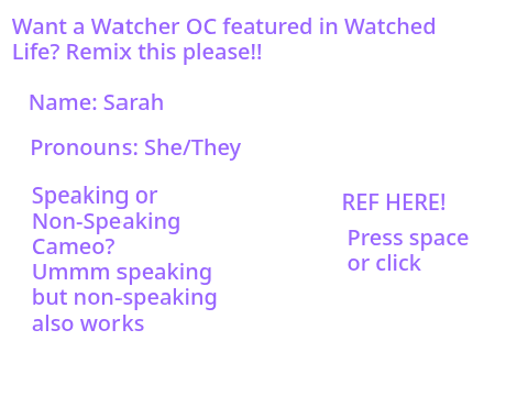 low activity notice (& important WL information) remix