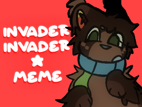 !! invader invader -animation meme ¡¡