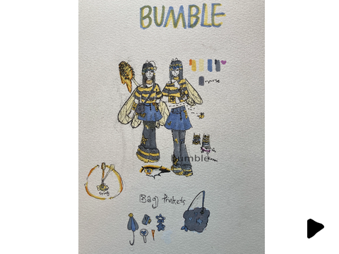 bumble / paris ٩(๑`U´๑)۶ persona ref thing