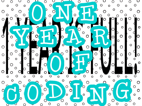 One year of coding!
