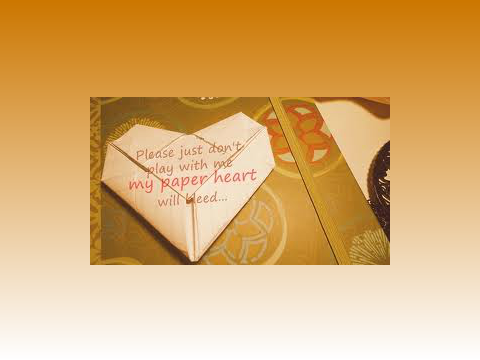Paper Heart by the all American rejects