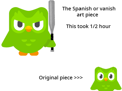 Spanish or vanish