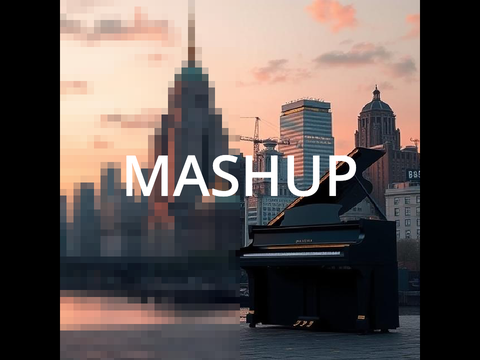 8 Bit City - Piano and Original Mashup