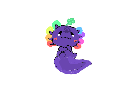 Lucky In floofyfluff style!