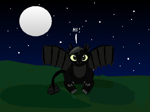 'Night Fury' Vector Art Dump || My 1st Vector artwork