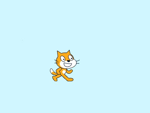 walking cat