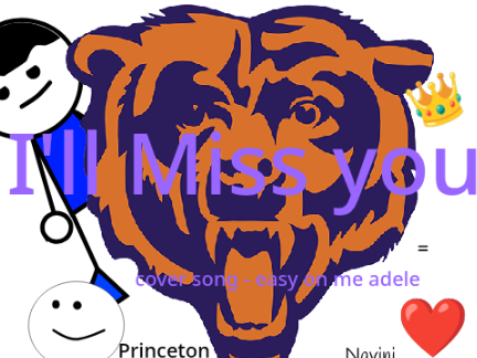 I'll miss you