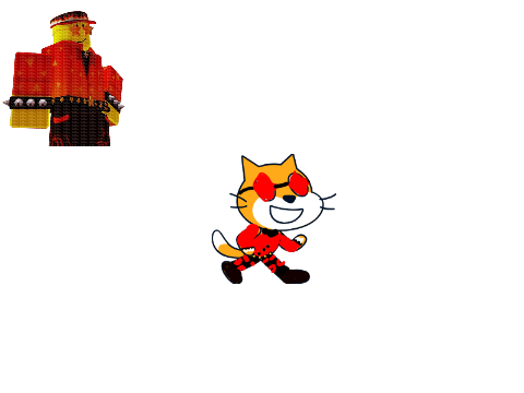 scratch cat as elliot from forsaken!!