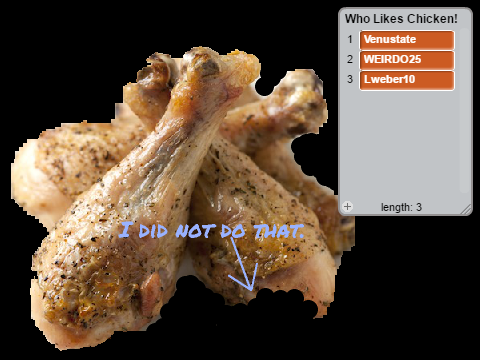 WHO LIKES CHICKEN! remixBy lweber10