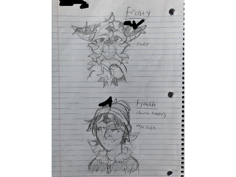 Hi I'm not dead have some random doodles 