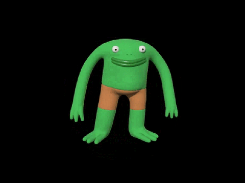 Smiling Friends 3D GIF 3