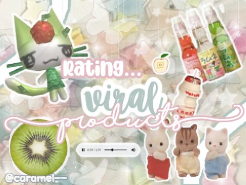 ❛rating viral products❜ ♡ ›