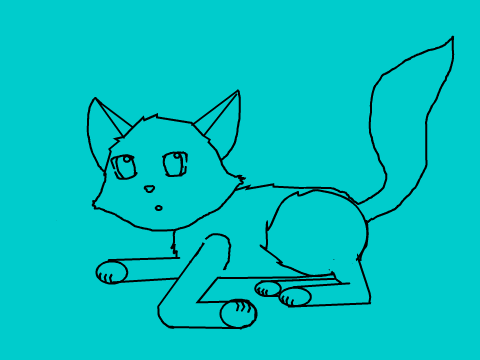 Manga Cat Speed Draw