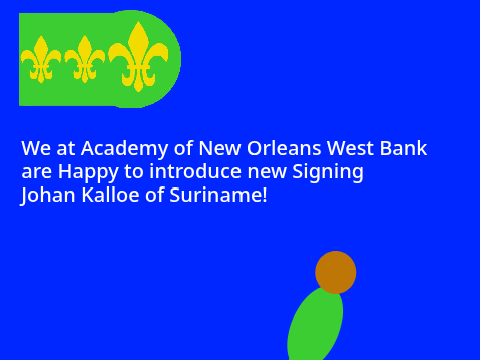 Academy of New Orleans Signs Johan Kalloe