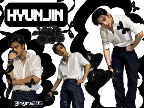 HYUNJIN <3 bnnr for @thandiencube-