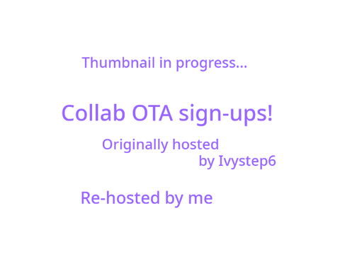 (CLOSED) Objects x Plants Collab OTA Sign-ups!