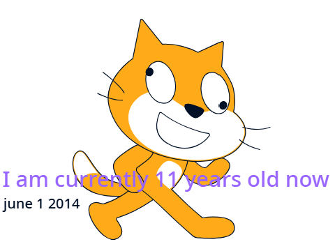I am currently 11 years old now