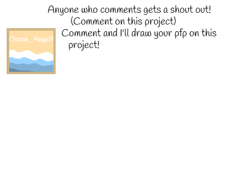 Anyone who comments gets a shout out!