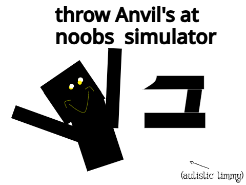 throw Anvil's at pedestrians simulator