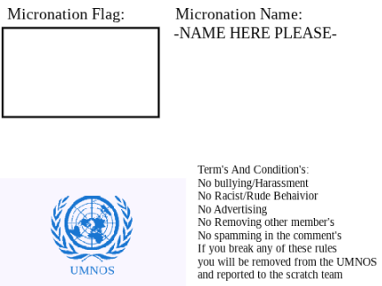 UMNOS Sign up