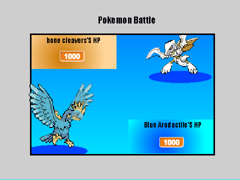 My first pokemon game