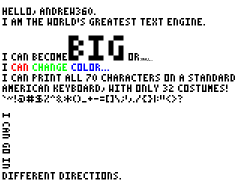 World's Greatest Text Engine