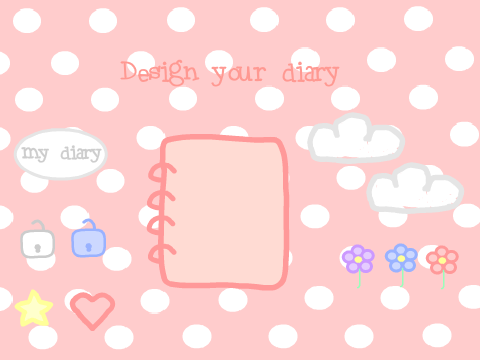 ❤Design your diary❤