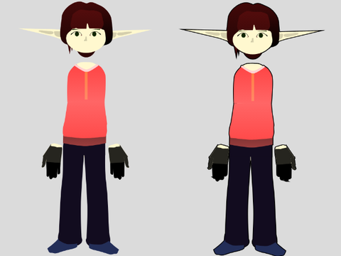 Animatable Charlotte rig