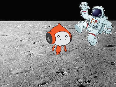Pico exploding in space (better version)